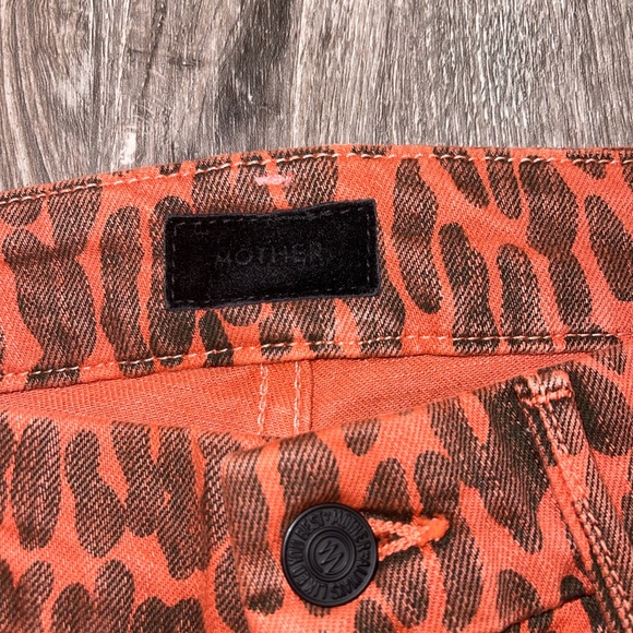 Mother High Waisted Looker Ankle Fray Jeans 27 - Picture 7 of 12